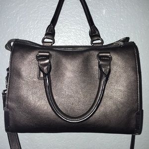 Gun metal purse